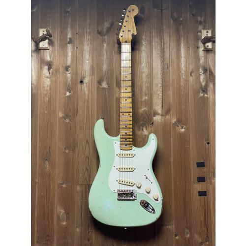 Elektrinė gitara Fender Custom Shop B2 58 Stratocaster Relic Super Faded Aged Surf Green