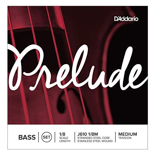 Double-bass strings 1/8 D'Addario Prelude Medium J610 1/8M