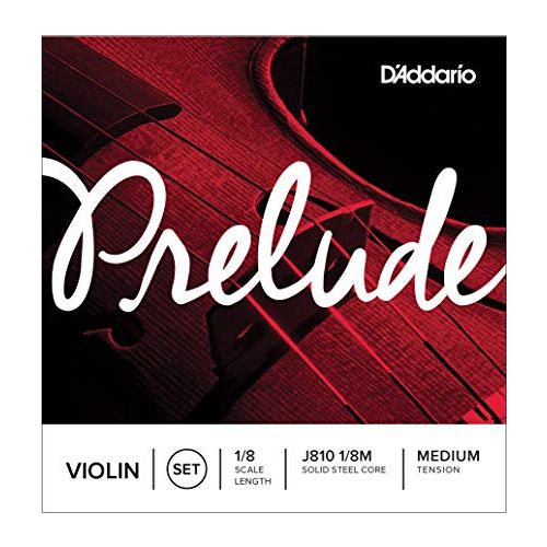 Violin strings 1/8 medium D'Addario Prelude J810 1/8M