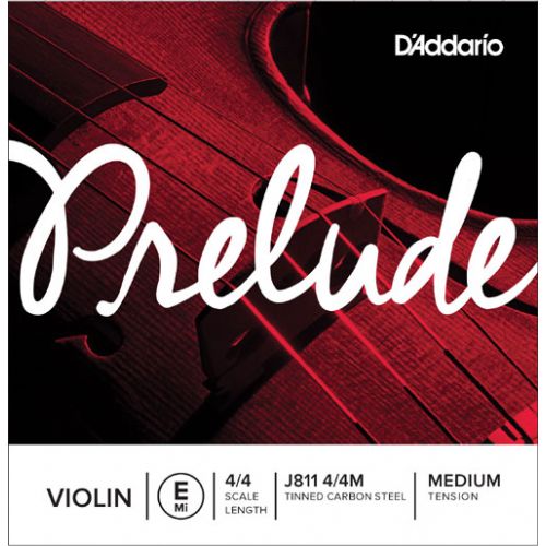 Violin string 4/4 E D'addario Prelude J811 4/4M Medium