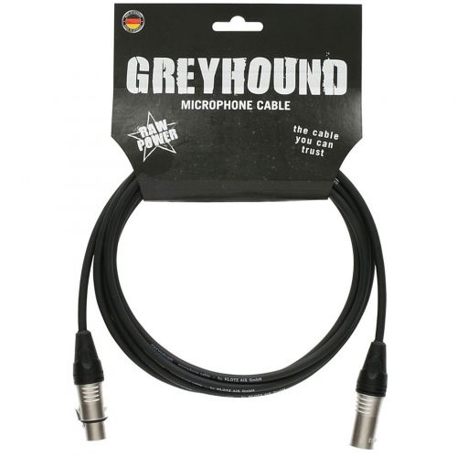 Laidas Klotz Greyhound Mic Cable Black 5m