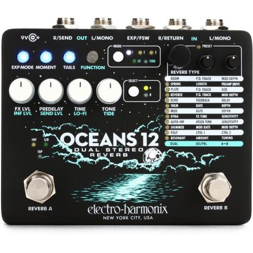 Pedalas Electro-Harmonix Oceans 12