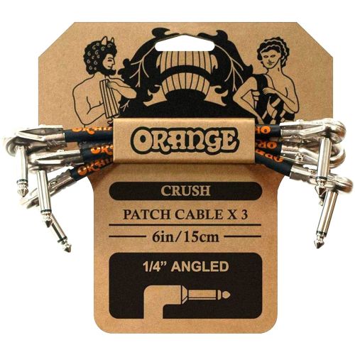 Laidai Orange Crush Patch Cables 3vnt.