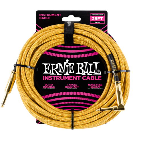 Instrument cable 7,6 m. Ernie Ball 6070
