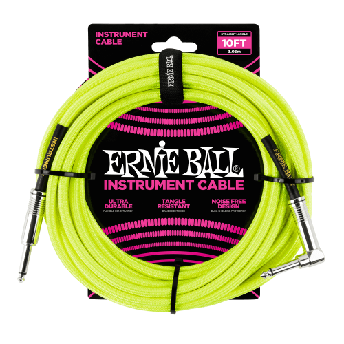 Instrument cable 3 m. Ernie Ball 6080