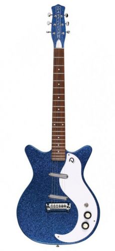 Elektrinė gitara Danelectro 60th Anniversary Model DC59 Deep Blues Metalflake
