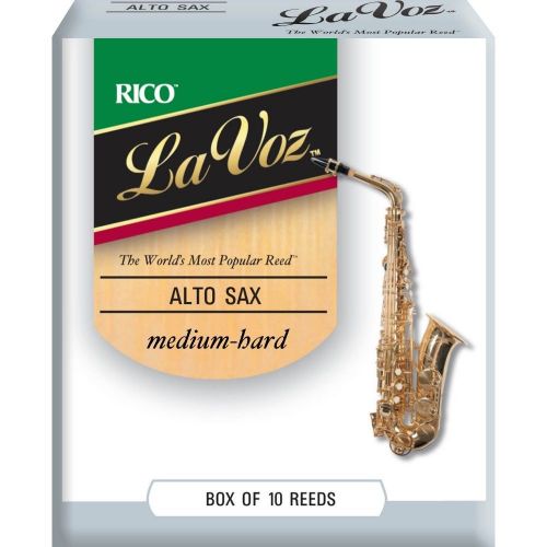 alto saxophone reed medium hard Rico La Voz RJC10MH