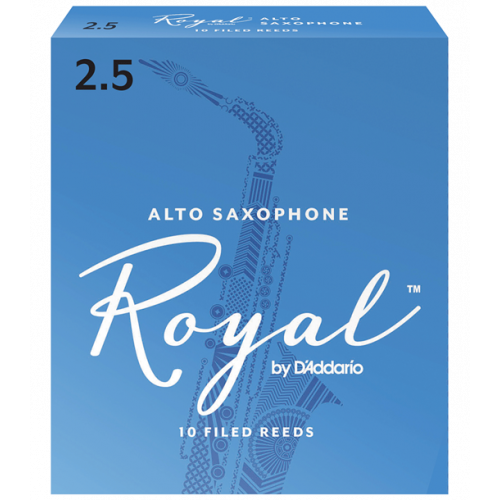 Alto saxophone reed D'Addario Royal nr. 2,5 RJB1025