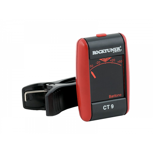 Derintuvas RockTuner RT CT 9 Clamp Tuner, auto chromatic, LCD, Black/Red