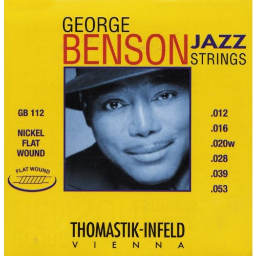 Stygos gitarai George Benson Jazz 012-053 Thomastik GB112
