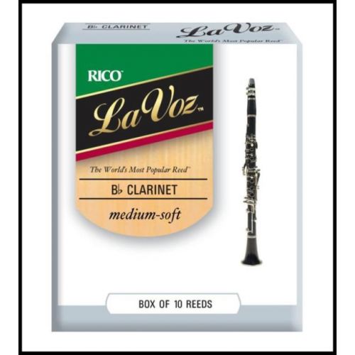 Bb clarinet reed LaVoz Medium - Soft RCC10MS