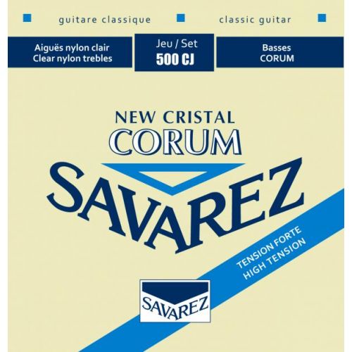 Stygos klasikinei gitarai Savarez New Cristal Corum 500 CJ High Tension