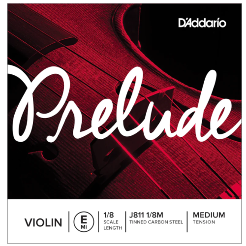 Violin string 1/8 E D'Addario Prelude J811 1/8M Medium