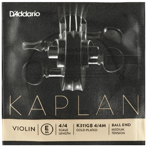 Violin string E 4/4 D'Addario Gold K311GB