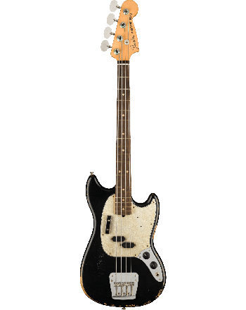 Bosinė gitara Fender JMJ Road Worn® Mustang® Bass, Black