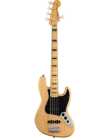 Bosinė gitara Squier Classic Vibe '70s Jazz Bass® V, Maple Fingerboard, Natural