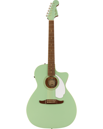 Elektroakustinė gitara Fender Newporter Player, Walnut Fingerboard, White Pickguard, Surf Green