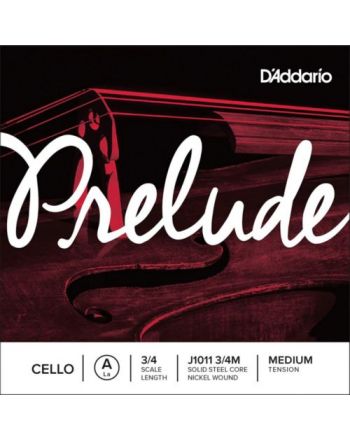 Styga čelei D'addario Prelude Cello A 3/4 Medium