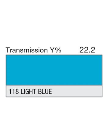 Apšvietimo filtras LEE 118 Light Blue