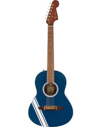 Akustinė gitara Fender FSR Sonoran Mini, Walnut Fingerboard, Lake Placid Blue w/Competition Stripes