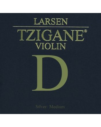 Violin string Larsen Tzigane D Medium Silver 224.135