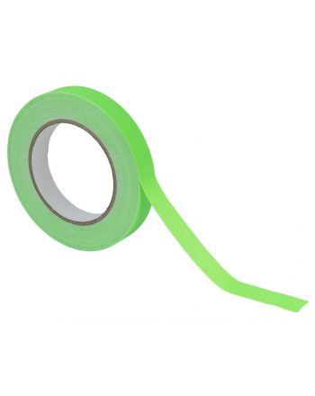 Gaffa lipni juosta 19mm x 25m neoninė žalia, UV aktyvi