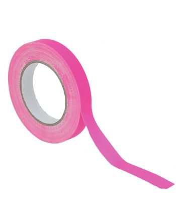 Gaffa lipni juosta 19mm x 25m neoninė rožinė UV aktyvi