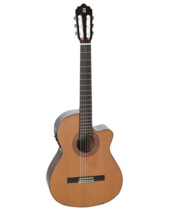 Electro-acoustic classical guitar with preamp Alhambra 3 C CW E1