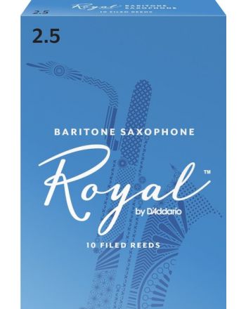 Baritone saxophone reed D'Addario Royal 2,5 RLB1025