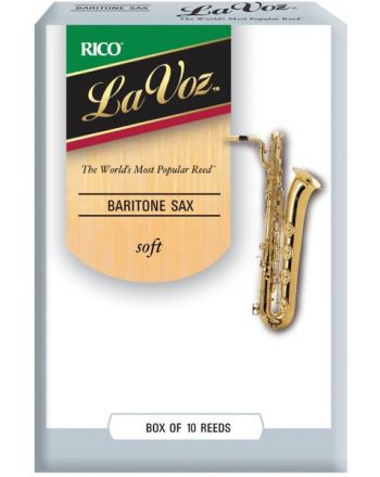 Baritone saxophone reed Rico La Voz soft RLC10SF