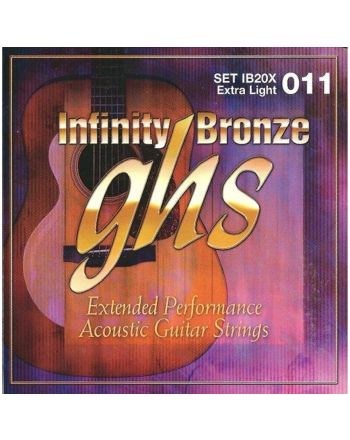 Stygos akustinei gitarai GHS Infinity Bronze .011-.050 IB20X