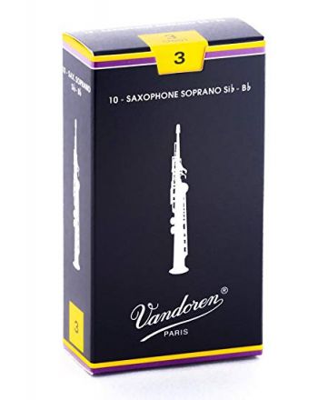 Liežuvėlis saksofonui sopranui Vandoren traditional Nr.3 sr203