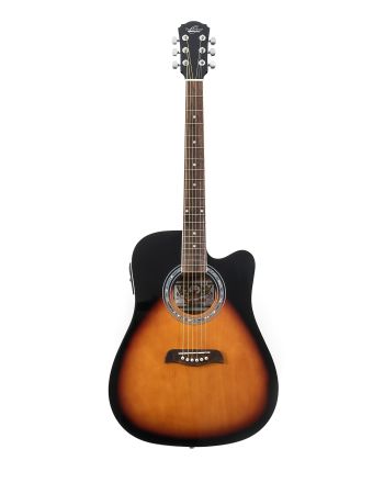 Acoustic guitar Oscar Schmidt OD45CEVSB-W-U Vintage Sunburst