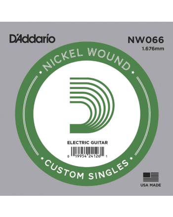 Electric guitar string D'addario .066 NW066