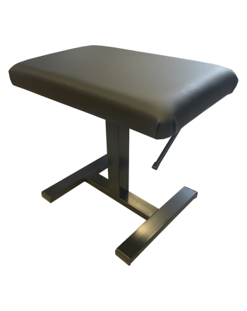 Kėdutė hidraulinė, metalinės juodos kojos, viršus juoda oda Discacciati 805HYDR/2.118.12S