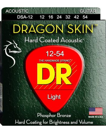 Stygos akustinei gitarai DR Dragon Skin 12-54 DSA-12