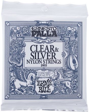 Ernie Ball Clear & Silver 2403