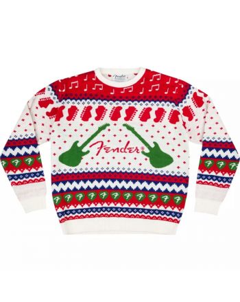 Megztinis Fender Holiday Sweater 2021, Multi-Color, XL