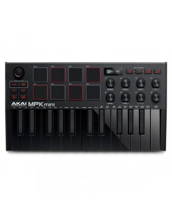 Midi klaviatūra AKAI MPK Mini MK3 Black