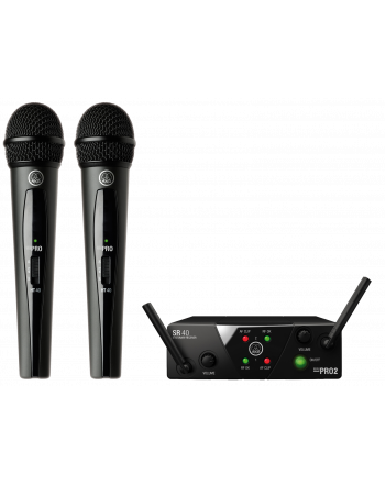 AKG WMS40 Mini Dual Vocal Set (537.500 + 539.300 MHz)