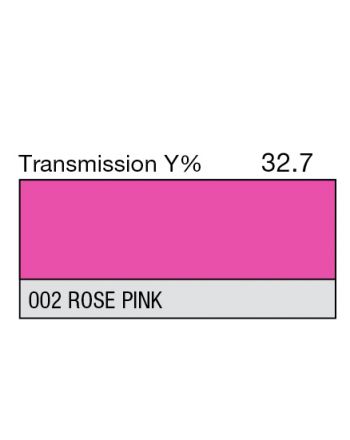 Apšvietimo filtras LEE 002 - Rose Pink