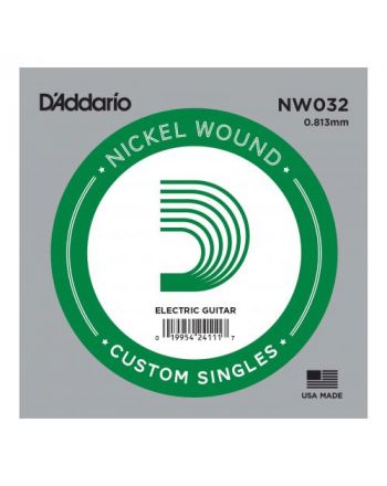 D'Addario Single Nickel Wound .032 NW032