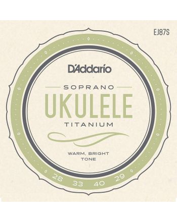 Soprano ukulele strings  D'Addario Titanium .028-.029 EJ87S