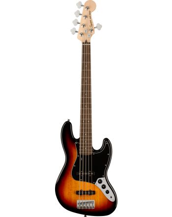 Bosinė gitara Squier Affinity Series™ Jazz Bass® V, Laurel Fingerboard, Black Pickguard, 3-Color Sunburst