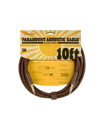Instrument cable Fender Paramount 10' Acoustic Instrument Cable, Brown