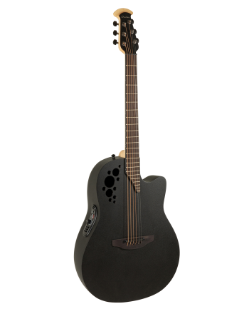 Electro-acoustic guitar Ovation Deep Cont. Cut Black 2078TX-5-G
