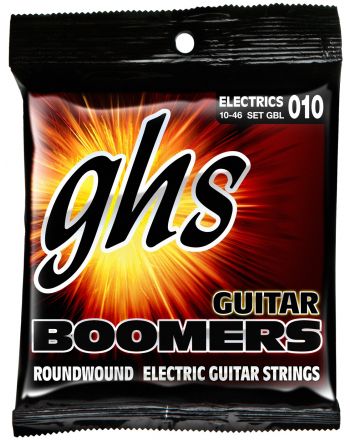 Stygos elektrinei gitarai GHS Boomers .010-.046 GBL