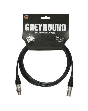 Laidas Klotz Greyhound Mic Cable Black 5m GRG1FM05.0