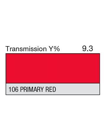 Lighting Filter LEE 106 Primary Red