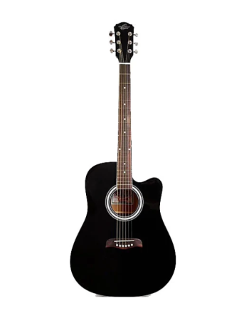 Acoustic guitar Oscar Schmidt OD45CBPAK-W-U Black (with a bag, picks)